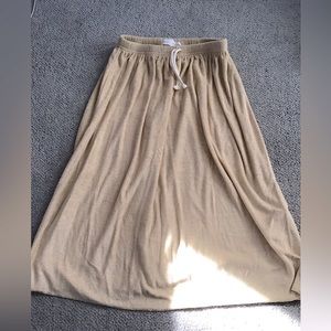 Zara girls terry midi skirt